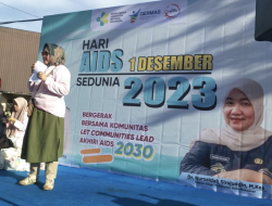 Hari Anti AIDS Sedunia diperingati di Kota Makassar, Kasi Pemerintahan Kecamatan Makassar St. Syamsuduha Hadiri Acara