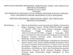 Kehadiran Prodi Animasi disambut dengan Riang Gembira Civitas Akademika Fakultas Seni dan Desain UNM