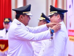 Pj Gubernur Sulsel Lantik Muhammad Saleh dan Andi Batara Lipu Sebagai Pj Bupati Luwu dan Wajo