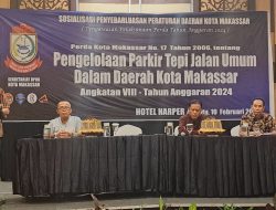 Anggota DPRD Makassar Sangkala Saddiko Harap Pengelolaan Parkir Dipahami Seluruh Masyarakat