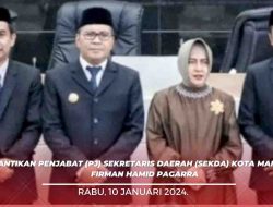 Firman Pagarra Dilantik Jadi Pj Sekda, Ini Pesan dan Harapan Ketua DPRD Makassar