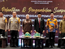 Hadiri Pelantikan Anggota KPPS, Ini Harapan Ketua DPRD Makassar