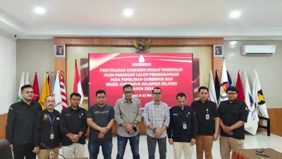 KPU Sulsel Pastikan Pilgub dan Pilwali Tidak Ada Calon Perseorangan