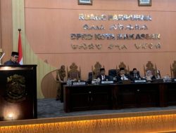 DPRD Makassar Gelar Paripurna Laporan Penyampaian Hasil Reses Pertama di 2024
