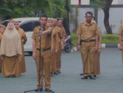 Kabag Humas DPRD Makassar Syahril Pimpin Apel Kesekretariatan