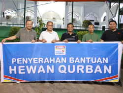 Danny Pomanto Terima Sumbangan Sapi Kurban dari Indomaret Makassar