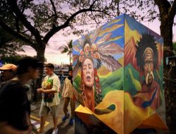 F8 Makassar Beri Ruang bagi Anak Muda Pelaku Seni Berekspresi Lewat Mural