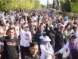 20 Ribu Warga Luwu Sulsel Ikut Jalan Anti Mager Bareng Andi Sudirman