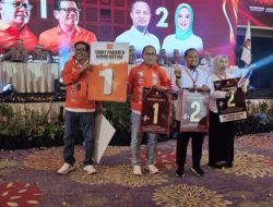Pengundian Nomor Urut, DIA Nomor 1, Andalan Hati Nomor 2 di Pilgub Sulsel