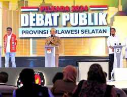 Adu Gagasan Kesejahteraan dan Pelayanan Publik Paslon Gubernur Dalam Debat Perdana KPU Sulsel