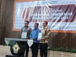 Ketua DPRD Makassar Bersama Walikota Terima LHP BPK-RI Atas Kinerja dan Kepatuhan