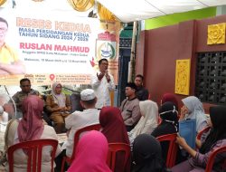 Reses Dapil 1, Anggota DPRD Makassar Ruslan Mahmud Komitmen Tindaklanjuti Aspirasi Warga Soal Drainase Hingga Ruang Kreativitas Pemuda
