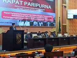 LKPJ Dibahas di Paripurna, DPRD Makassar Serahkan Rekomendasi ke Wali Kota