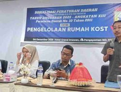 Sosialisasi Perda Pengelolaan Rumah Kost, Soroti Tertib Hunian di Kota Makassar