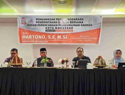 Hartono Kawal Perencanaan Pembangunan, Bappeda Makassar Jadi Mitra Pengawasan DPRD